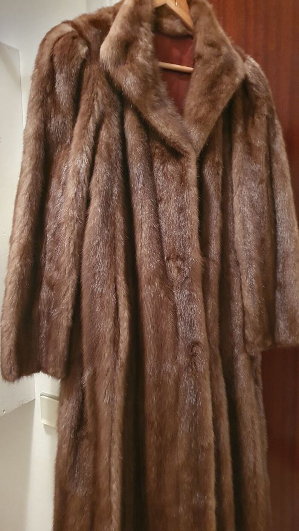 Manteau en vison Vtements