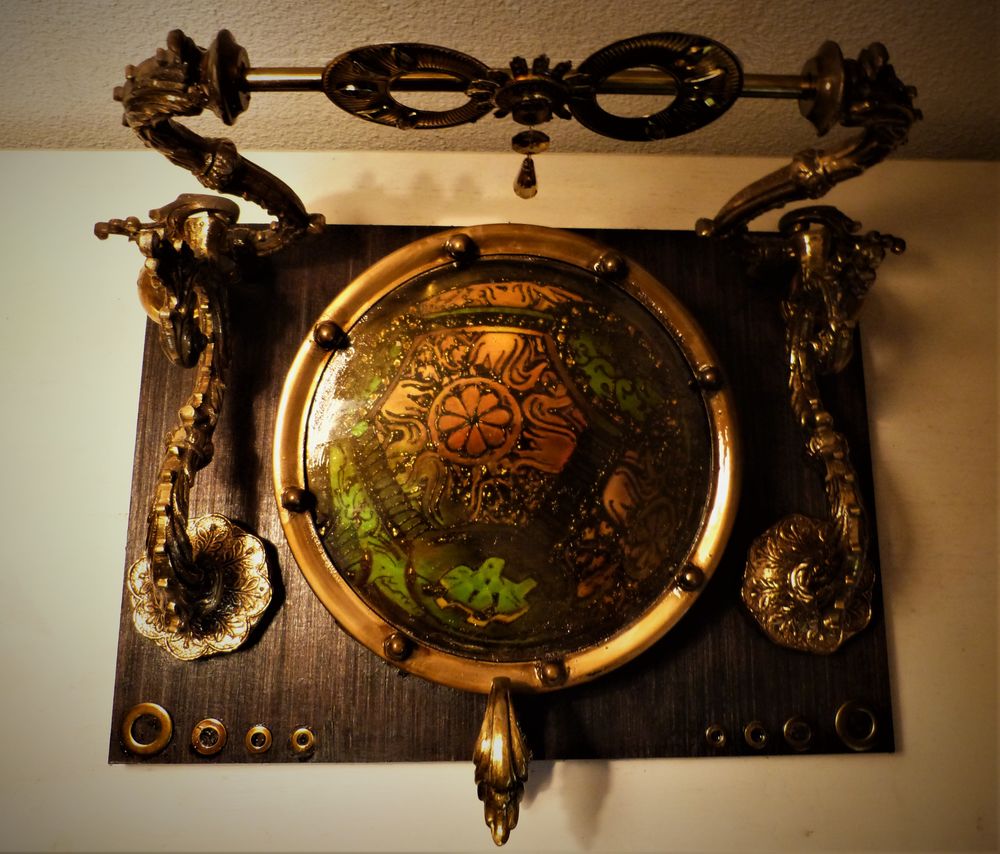 Objet Curiosit&eacute;"FANTASY ODDITY"Steampunk Décoration