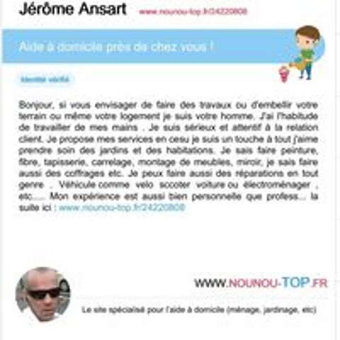   Recherche emploi particuliers  à domicile  