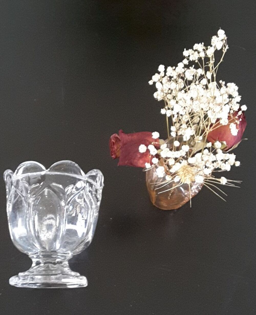 Vase ou coupe en verre ? Ancien Décoration