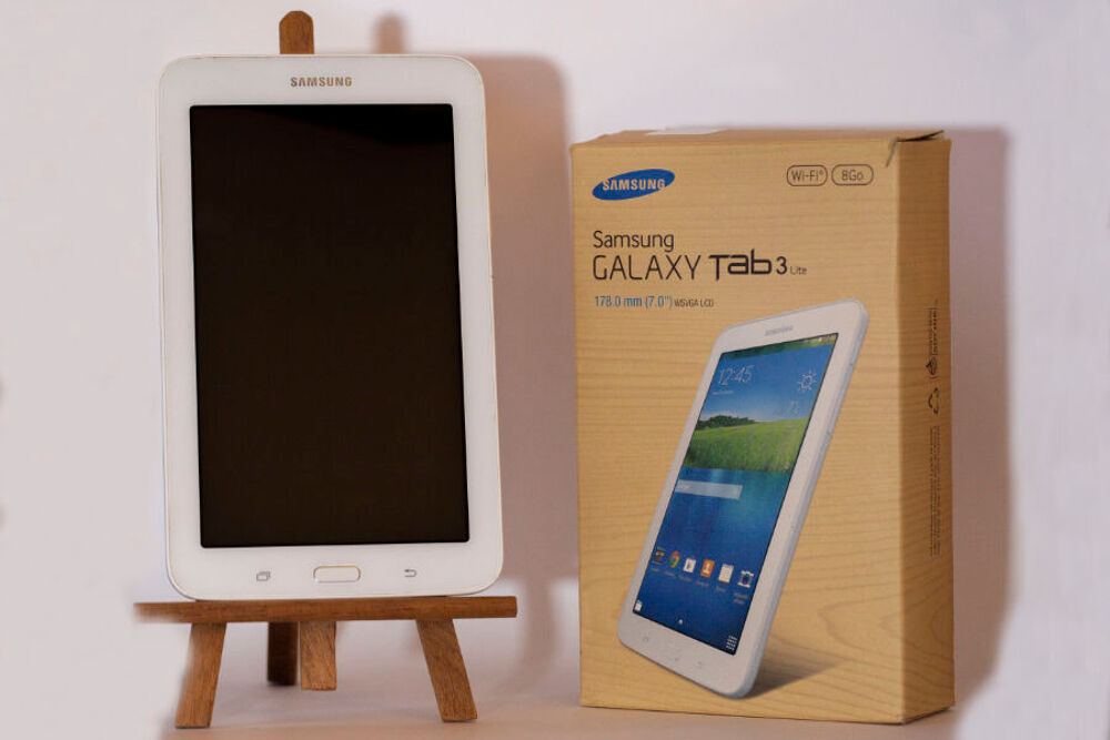 Tablette SAMSUNG Galaxy TAB3 lite 7.0" occasion Blanche 8Go Téléphones et tablettes