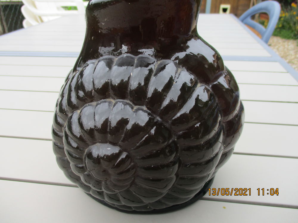 bouteille en verre (escargot) Décoration