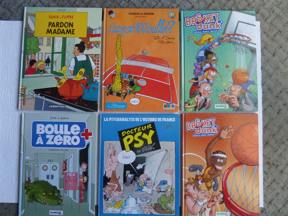 diff&eacute;rentes bandes dessinees Livres et BD