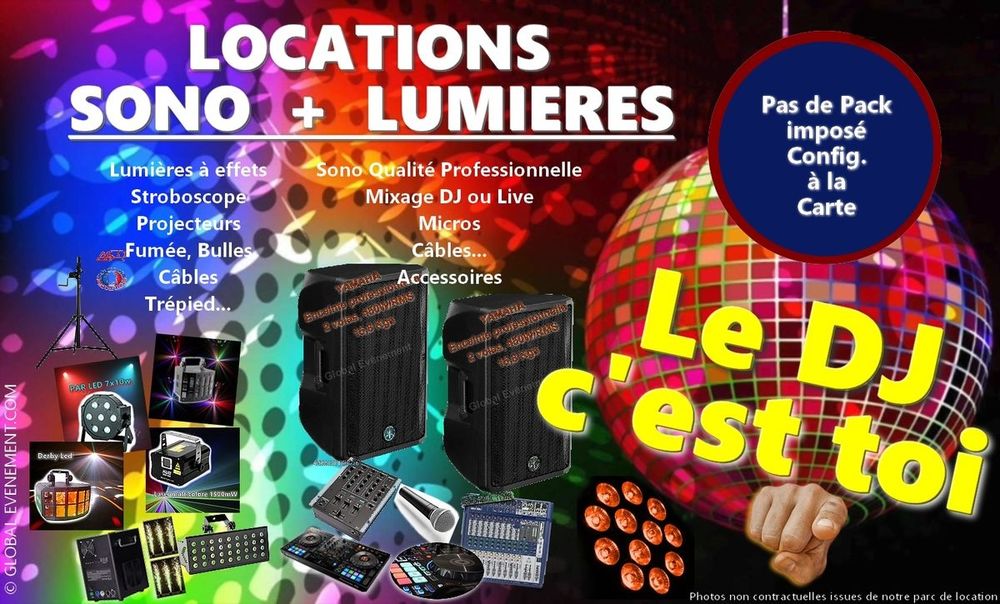   Matériels Sono Jeux de lumières 