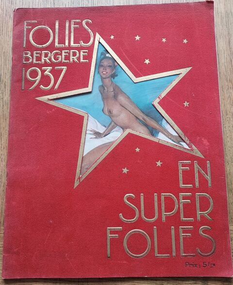 programme des Folies Bergre : Josphine BAKER 180 Mirecourt (88)