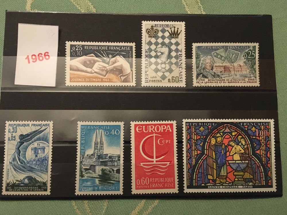 Timbres de Collection de France Neufs ** 1966 