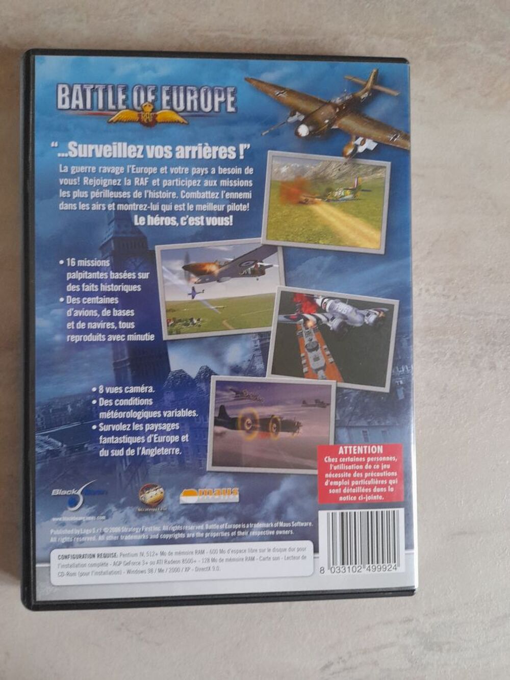 8 JEUX pour PC = 5 EUROS au choix Consoles et jeux vidéos