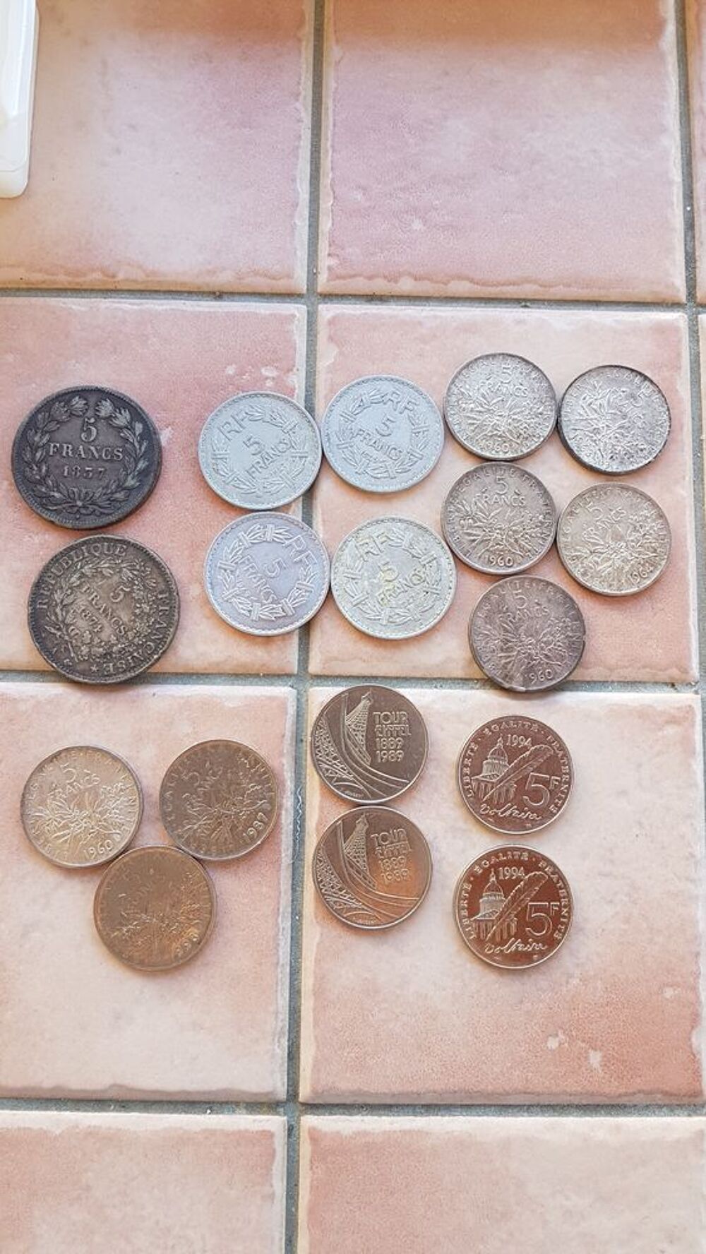 Pi&egrave;ces de monnaie 