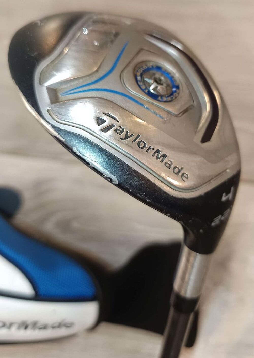 Bois 4 Hybride De Golf 22&deg;Rescue Taylormade JetSpeed en TBE Sports