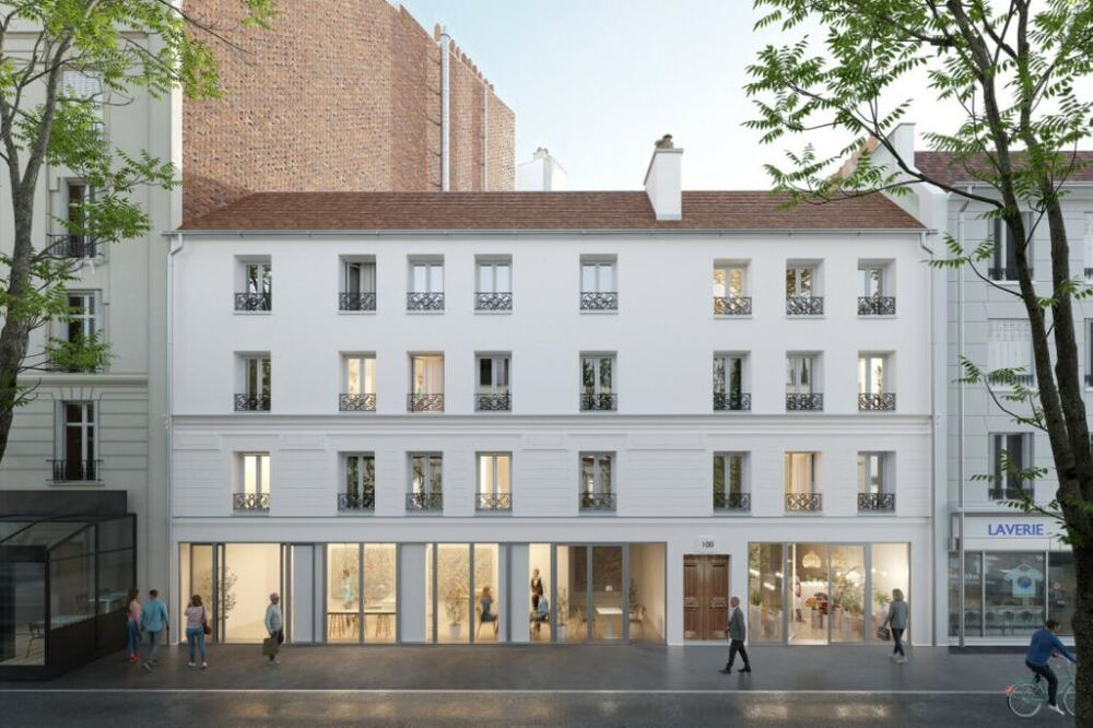 Vente Appartement 2/3 pièces style loft immeuble récent Paris 19