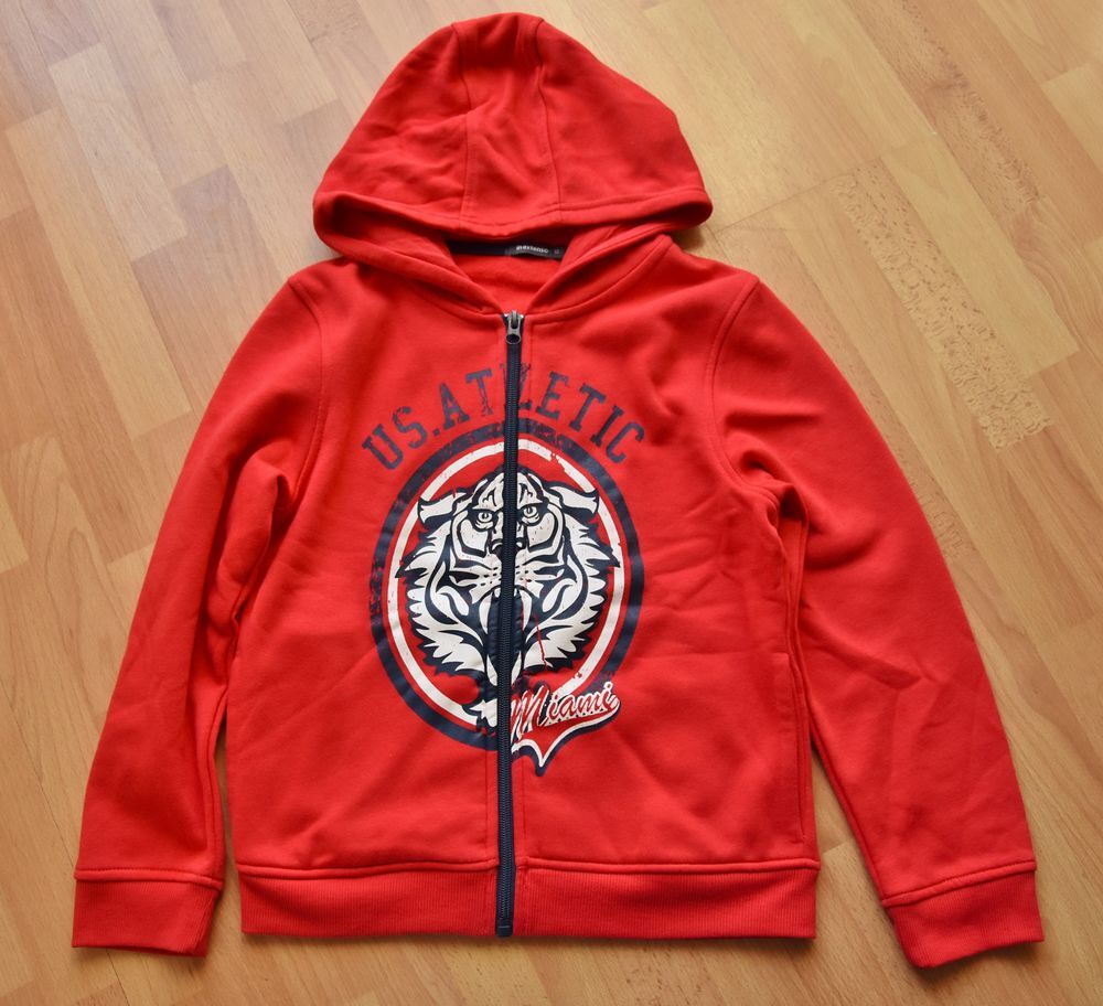 NEUF. Sweat zipp&eacute; &agrave; capuche,doublure polaire. 10 ans. NEUF. Vêtements enfants