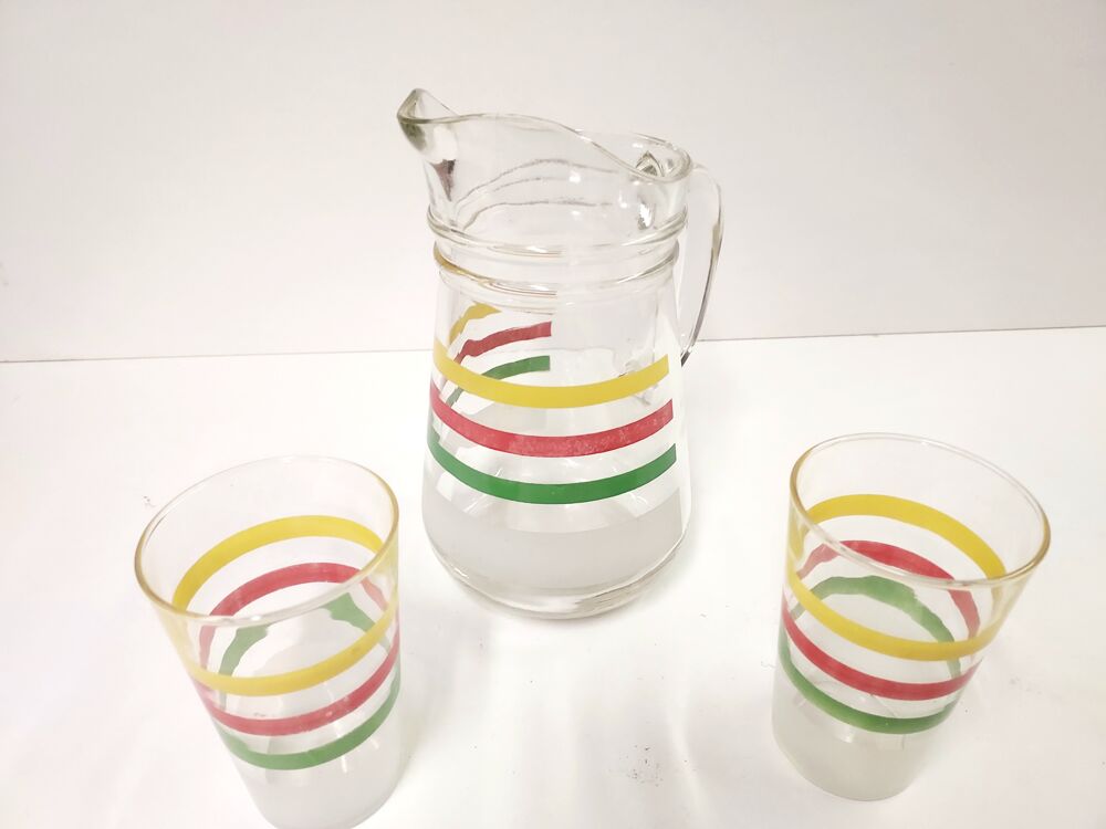 Service &agrave; jus de fruits Carafe + 2 verres Cuisine