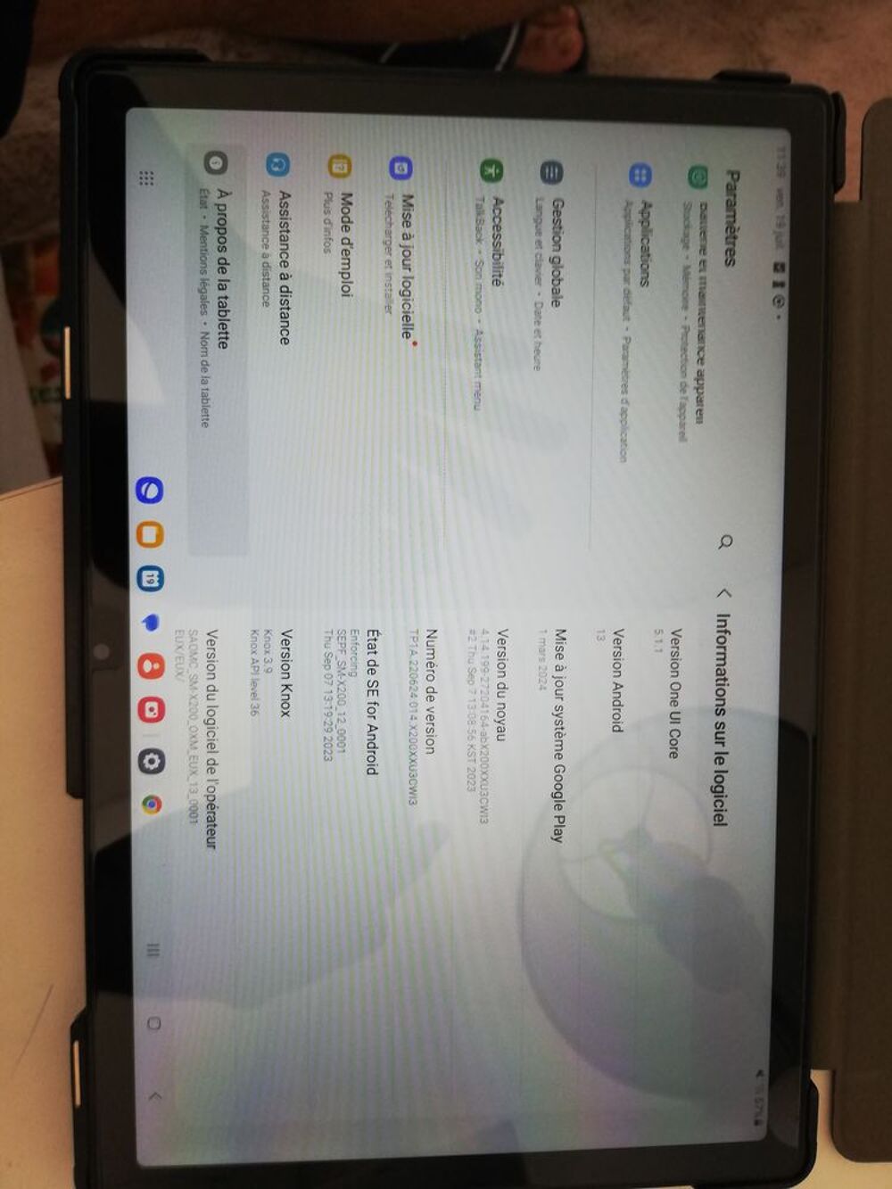 Tablette Samsung Galaxy A8 Téléphones et tablettes