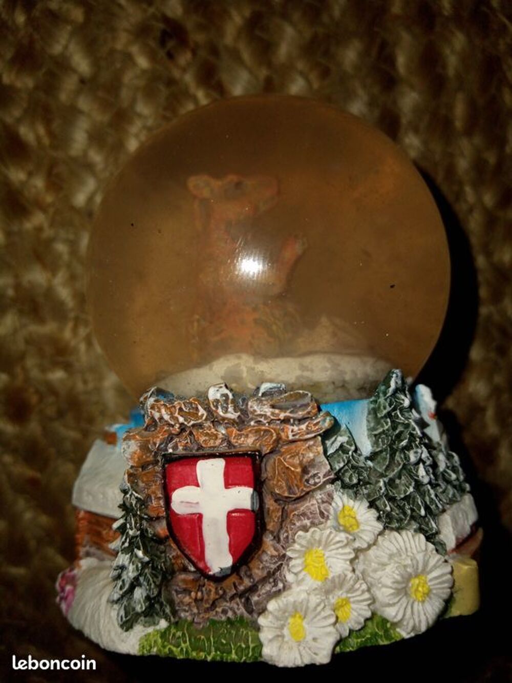 Boule neige Suisse Décoration