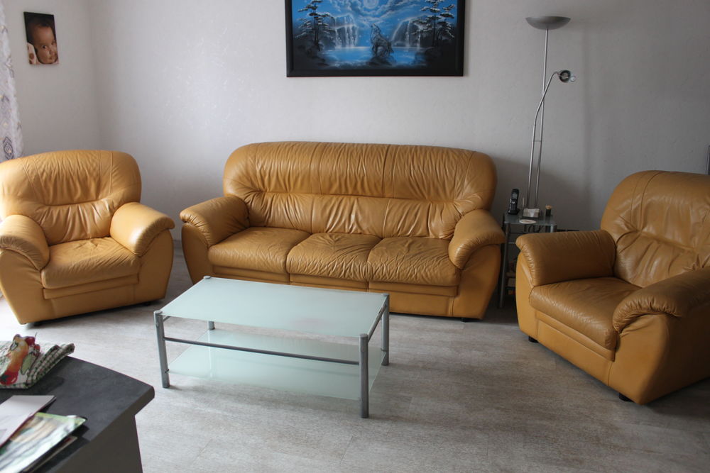 Ensemble canap&eacute; fauteuils Meubles