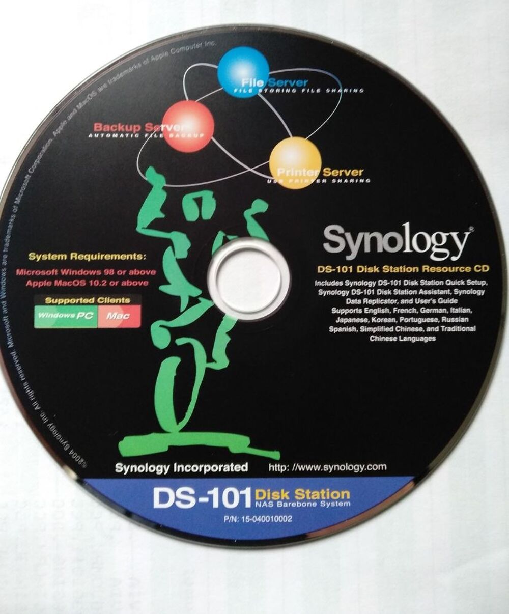Synology DS-101 Matériel informatique