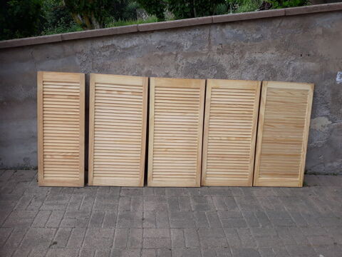 PORTES A PERSIENNES EN BOIS massif 0 Baltzenheim (68)