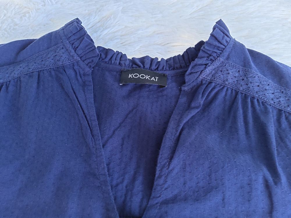 ROBE bleue "Kooka&iuml;" - manches courtes - 36 Vêtements