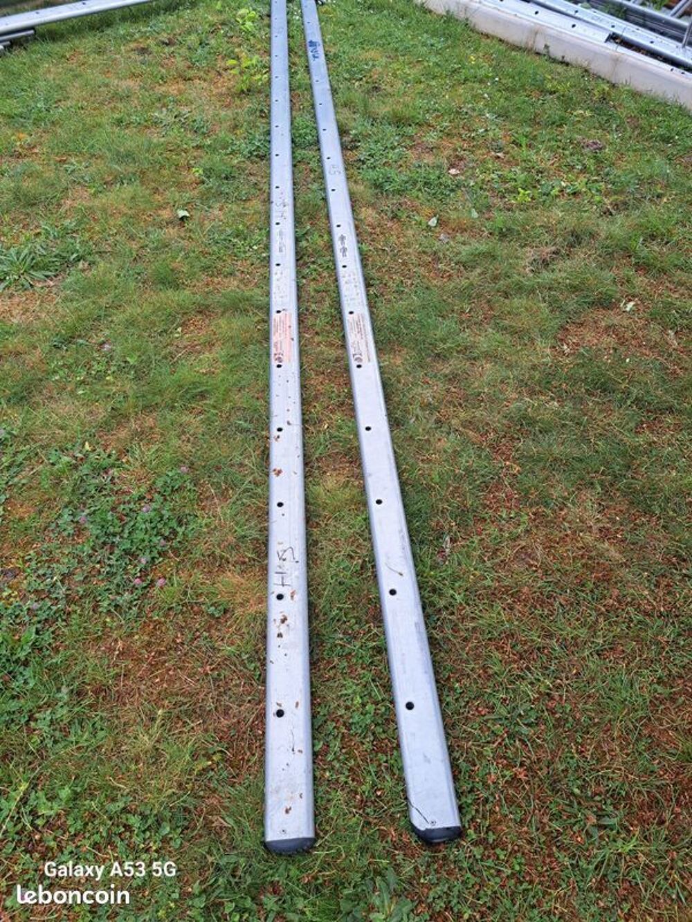 Montants lat&eacute;raux &eacute;chelle aluminium Gallin 4,50 m ? 15 pi&egrave;ce Bricolage