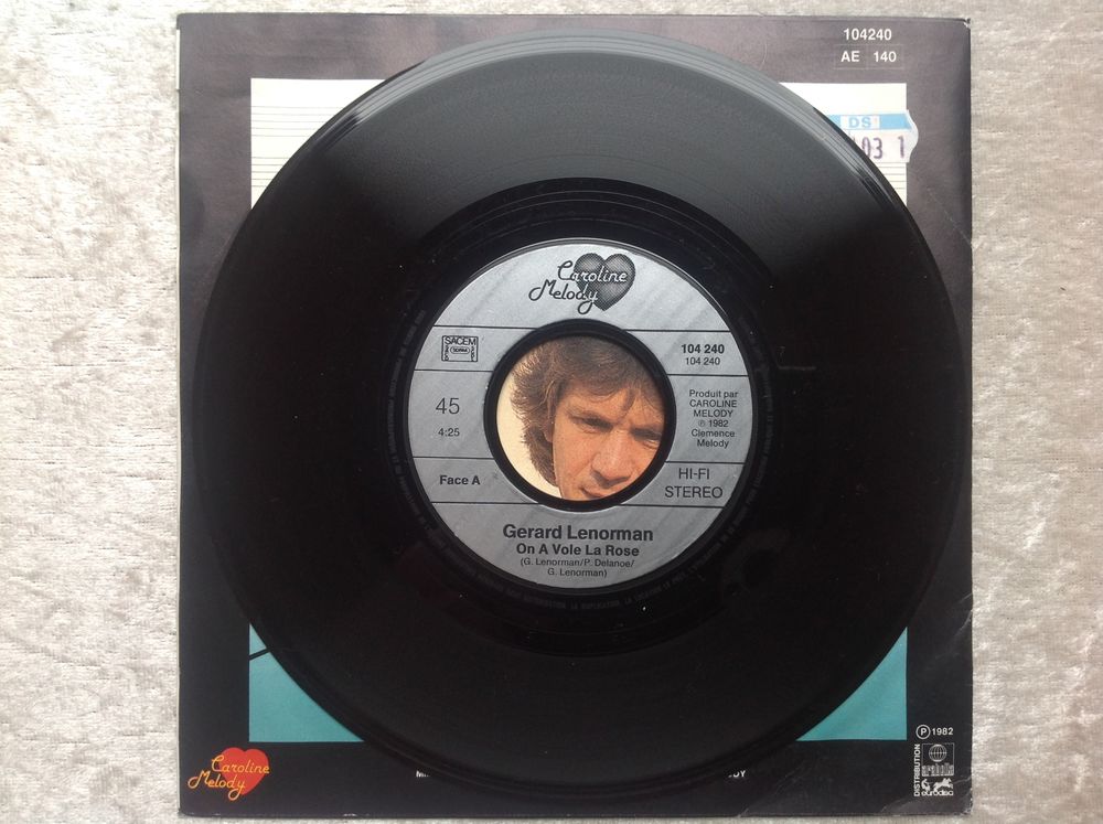 GERARD LENORMAN ON A VOL&Eacute; LA ROSE CD et vinyles