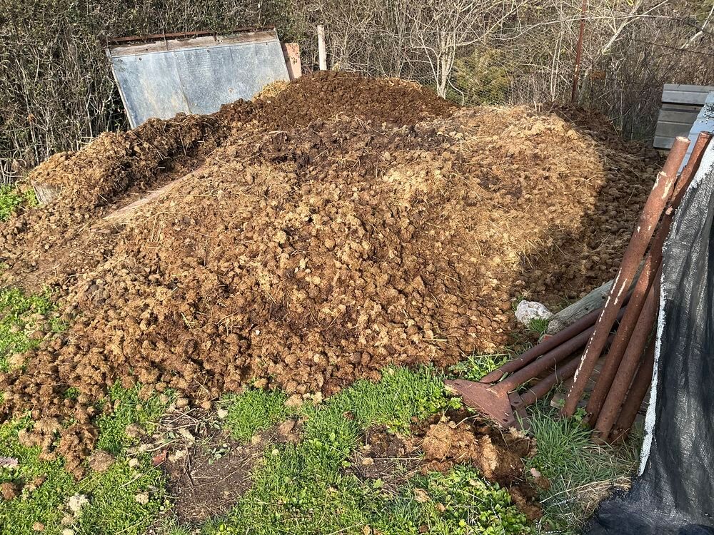Id&eacute;al pour jardin donne crottin/fumier Jardin
