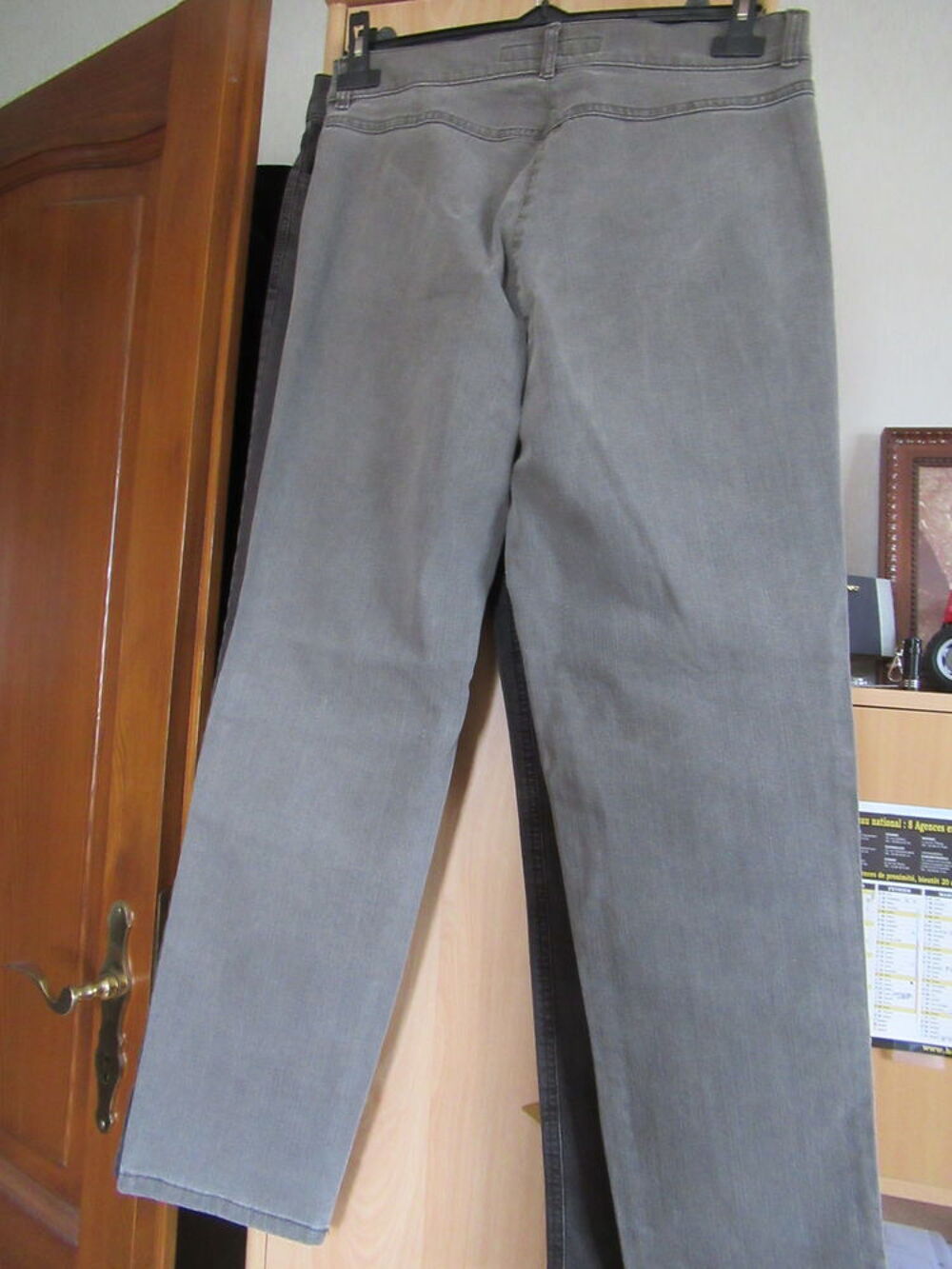 Pantalon femme Zerres taille 42 brun-gris Vêtements