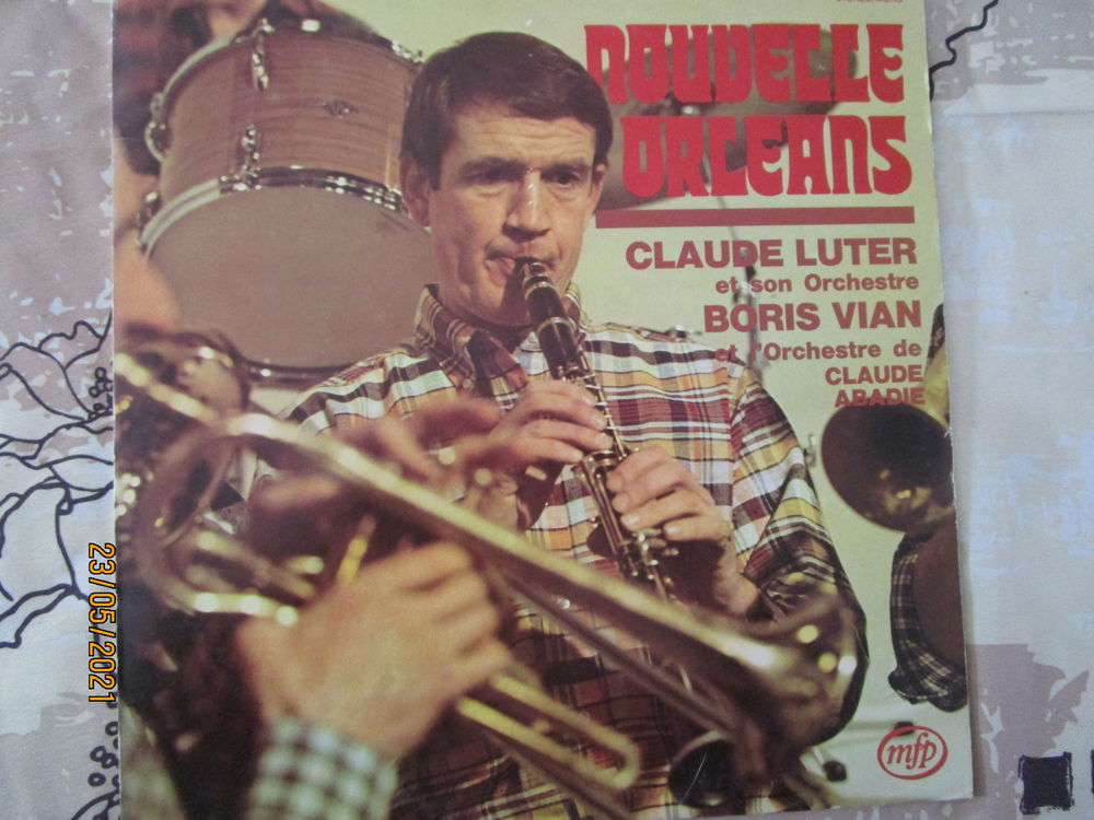 vinyle New Orleans Claude Luter et Boris Vian et l' orchestr CD et vinyles