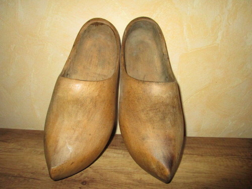 VIEUX SABOT BOIS Jardin