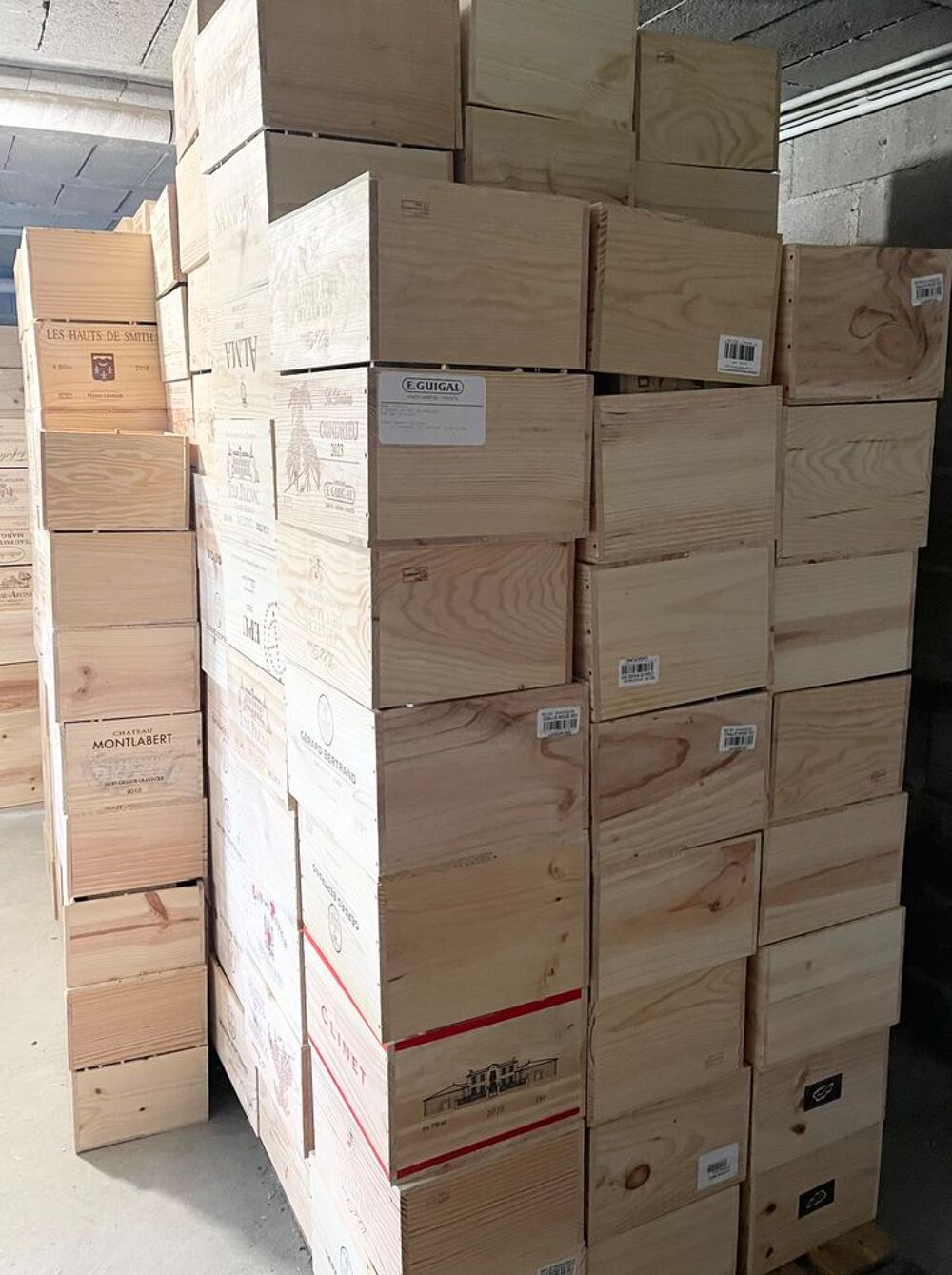 Caisses de vin sans couvercle ~ format 6 et 12 bouteilles Décoration