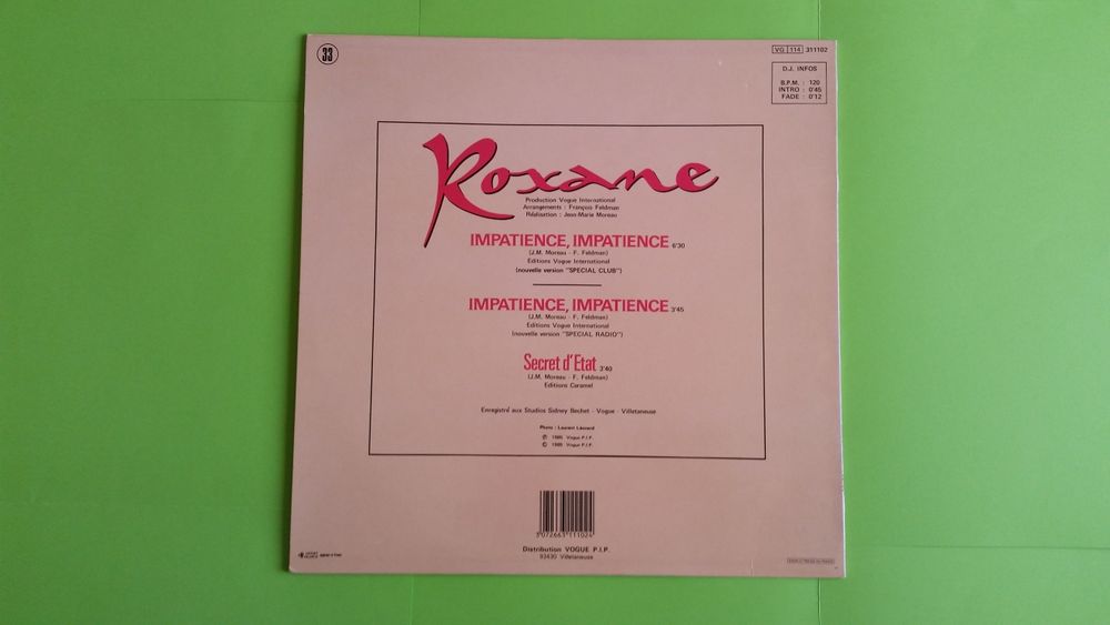 ROXANE CD et vinyles