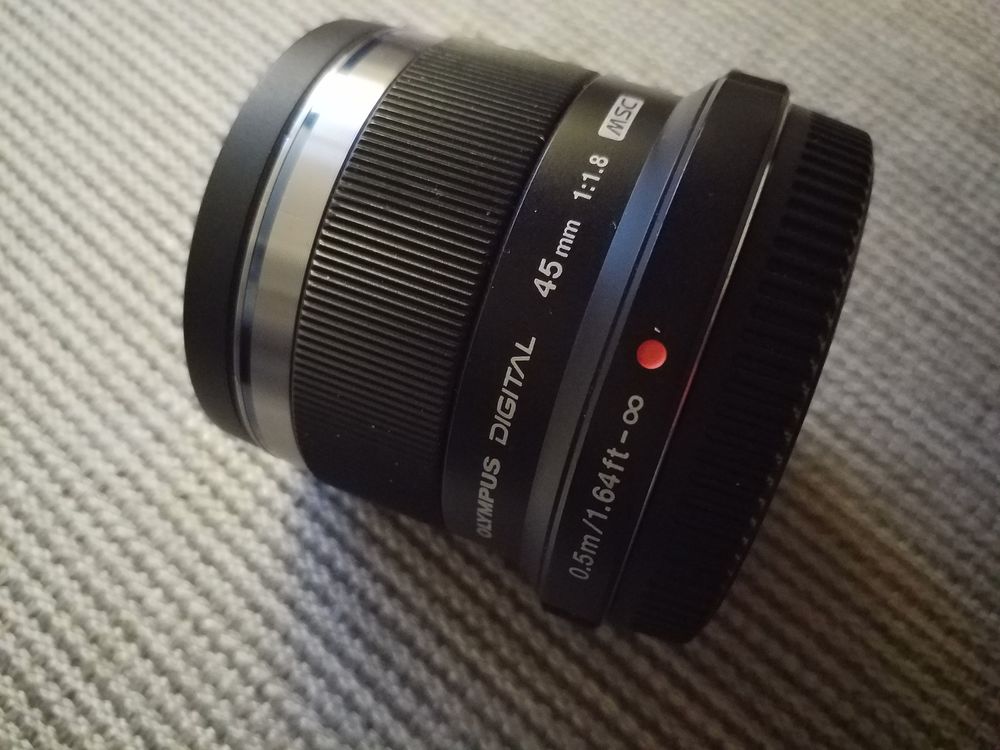 Objectif OLYMPUS M.ZUIKO DIGITAL 45mm f1.8 Photos/Video/TV