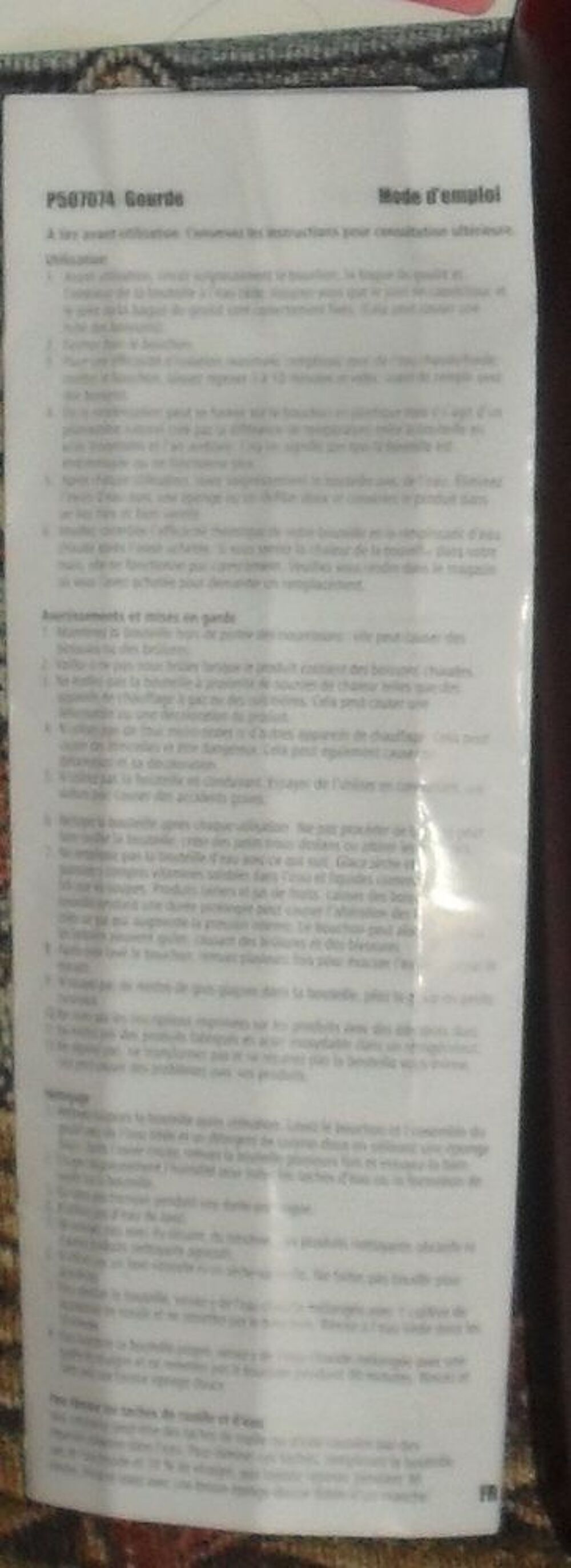 Gourde-Bouteille 500ml KAPPA NEUVE. Sports