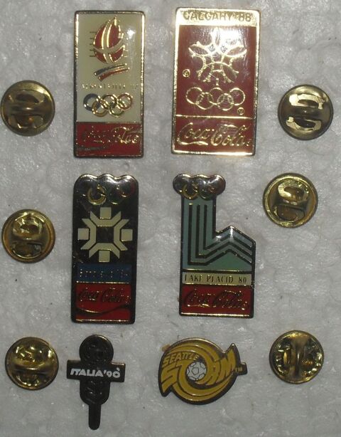 Lot de 6 Pin's sur le Sport 12 Montreuil (93)