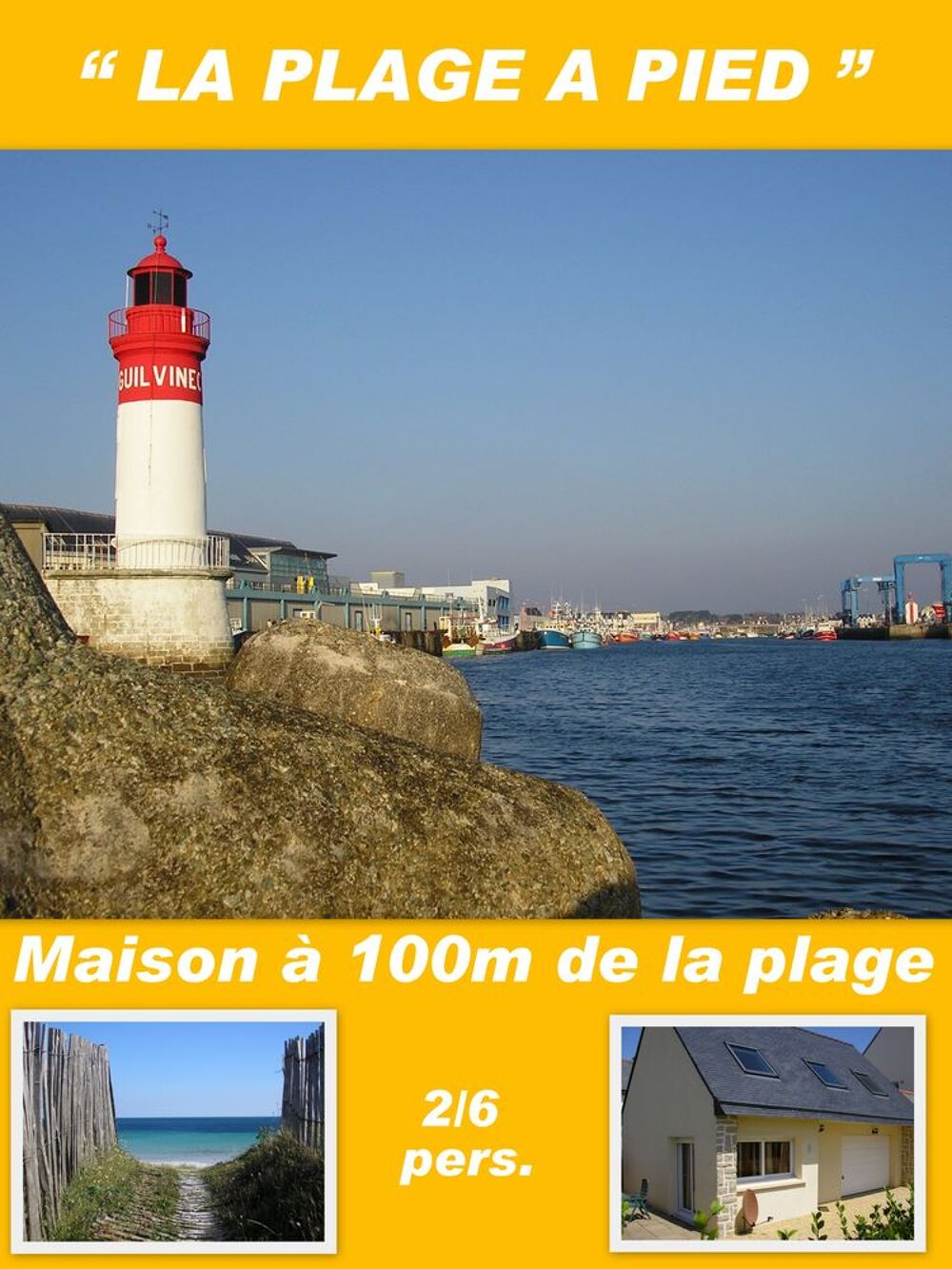   3 MAISONS de VACANCES à la MER ~~ BRETAGNE ~~ OCTOBRE Bretagne, Guilvinec (29730)