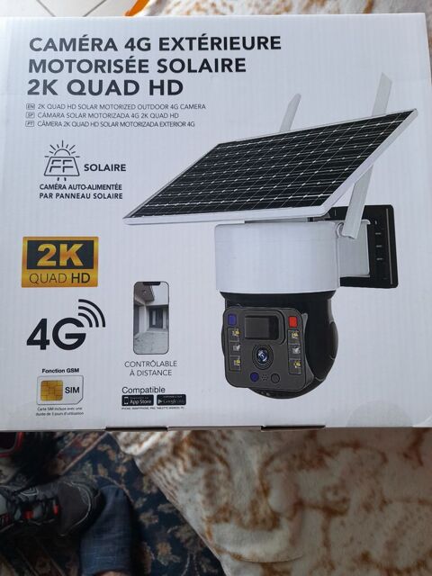CAMERA  exterieureSOLAIRE 4G FULL 2K 120 Bourgneuf-en-Retz (44)