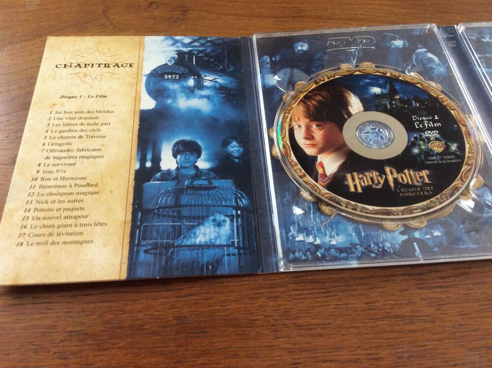 DVD HARRY POTTER DVD et blu-ray