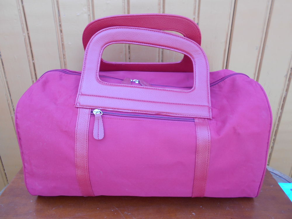 SAC de voyage rouge Maroquinerie
