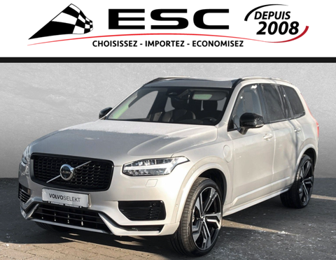 Volvo XC90 T8 AWD Hybride Rechargeable 310+145 ch Geartronic 8 7pl Ultra Style Dark 2023 occasion Lille 59000