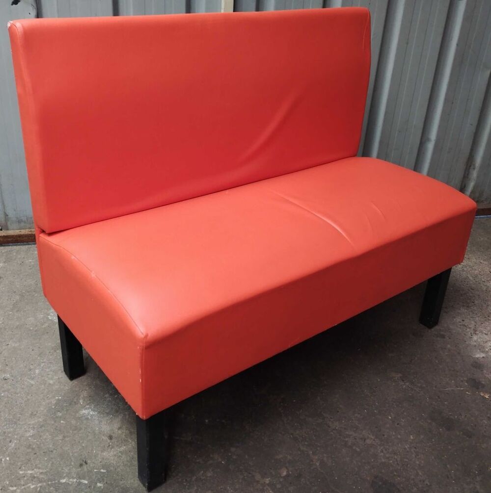 banquettes similicuir orange Meubles