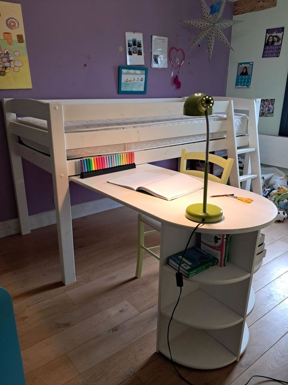 Lit mezzanine - bureau Mobilier enfants