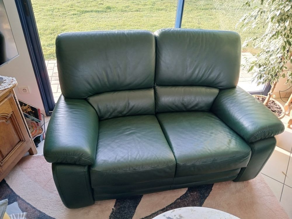 Ensemble salon cuir de buffle ? 3 pi&egrave;ces Meubles
