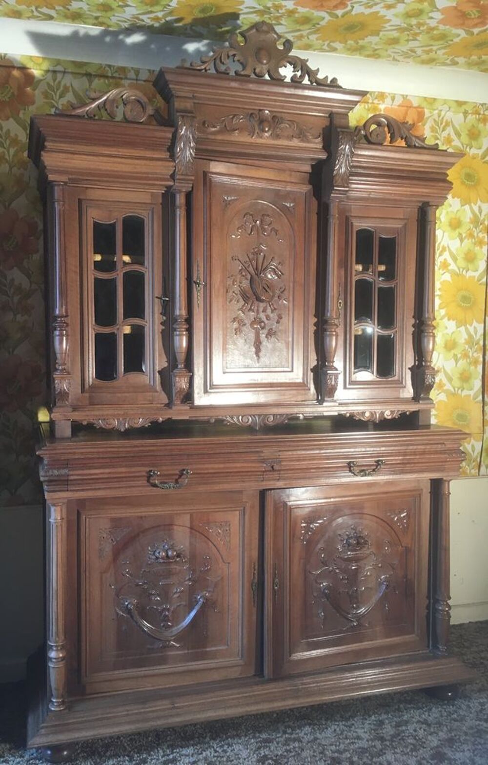 SALLE A MANGER HENRI II en 8 &eacute;l&eacute;ments Meubles