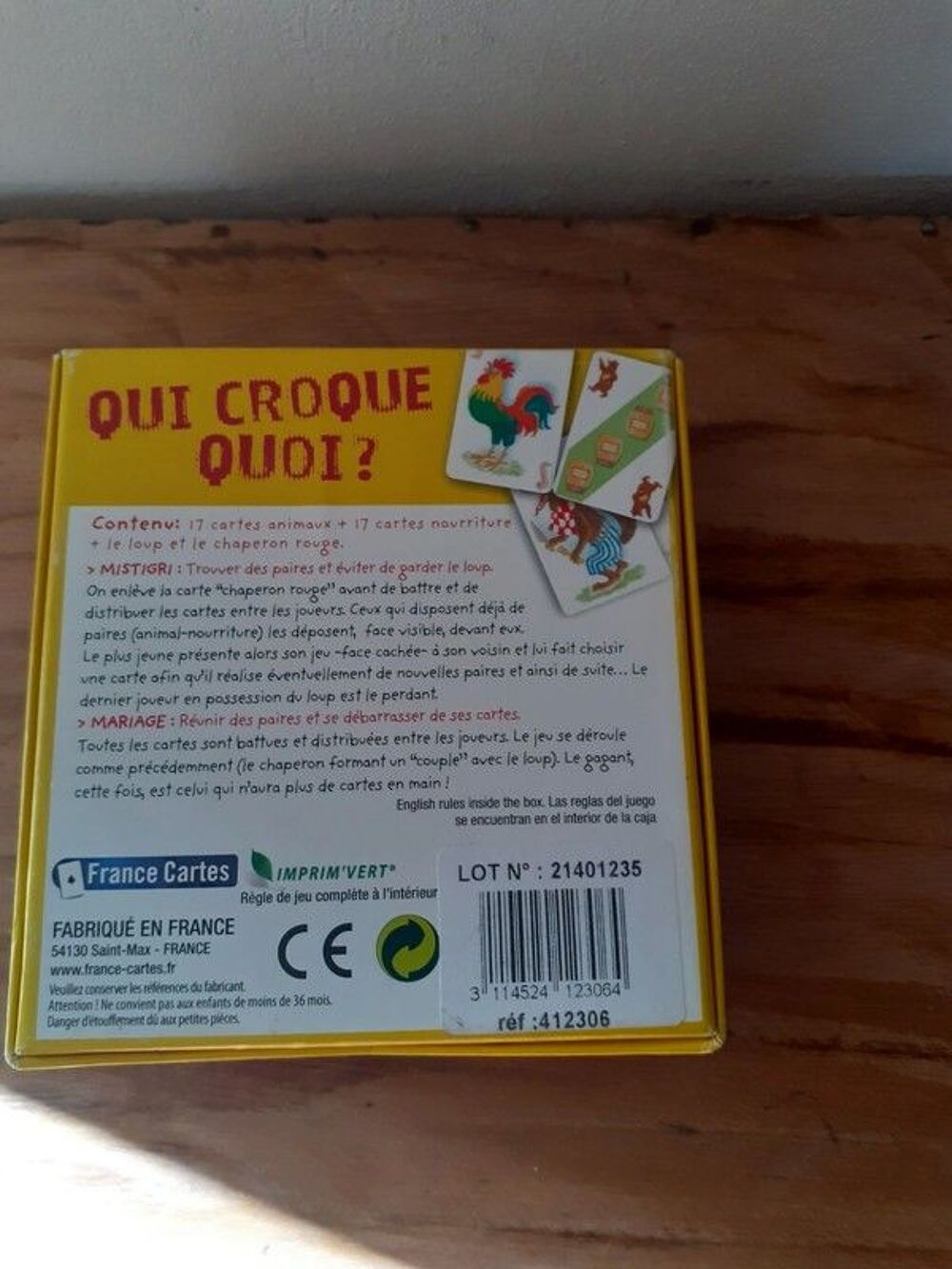 Jeu Qui Croque Quoi Jeux / jouets