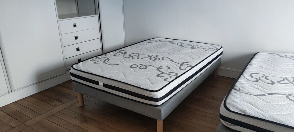 Sommier et matelas 120x190 une place et demie Meubles