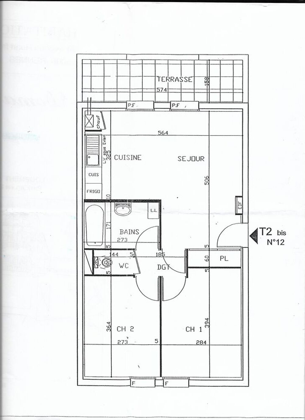 Location Appartement appartement Type T2 BIS (2chambres) Bourgbarré