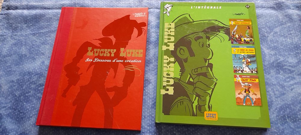 LUCKY Luke, l'int&eacute;grale; les dessous d'une cr&eacute;ation,
l Livres et BD
