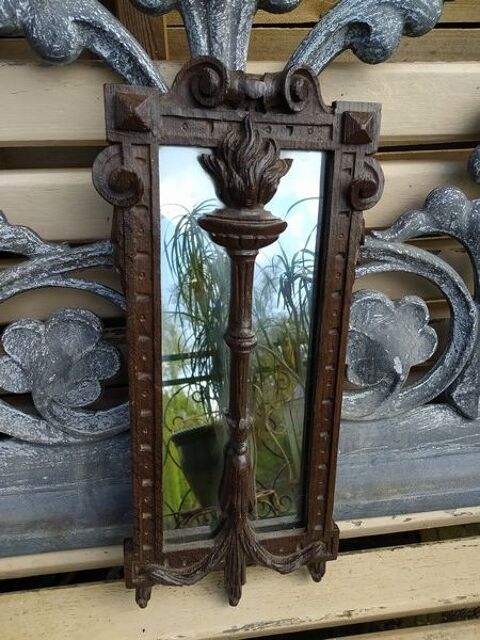 Ancien Miroir Bois Sculpté Ancien Miroir Bois Sculpté XIXème 139 Loches (37)