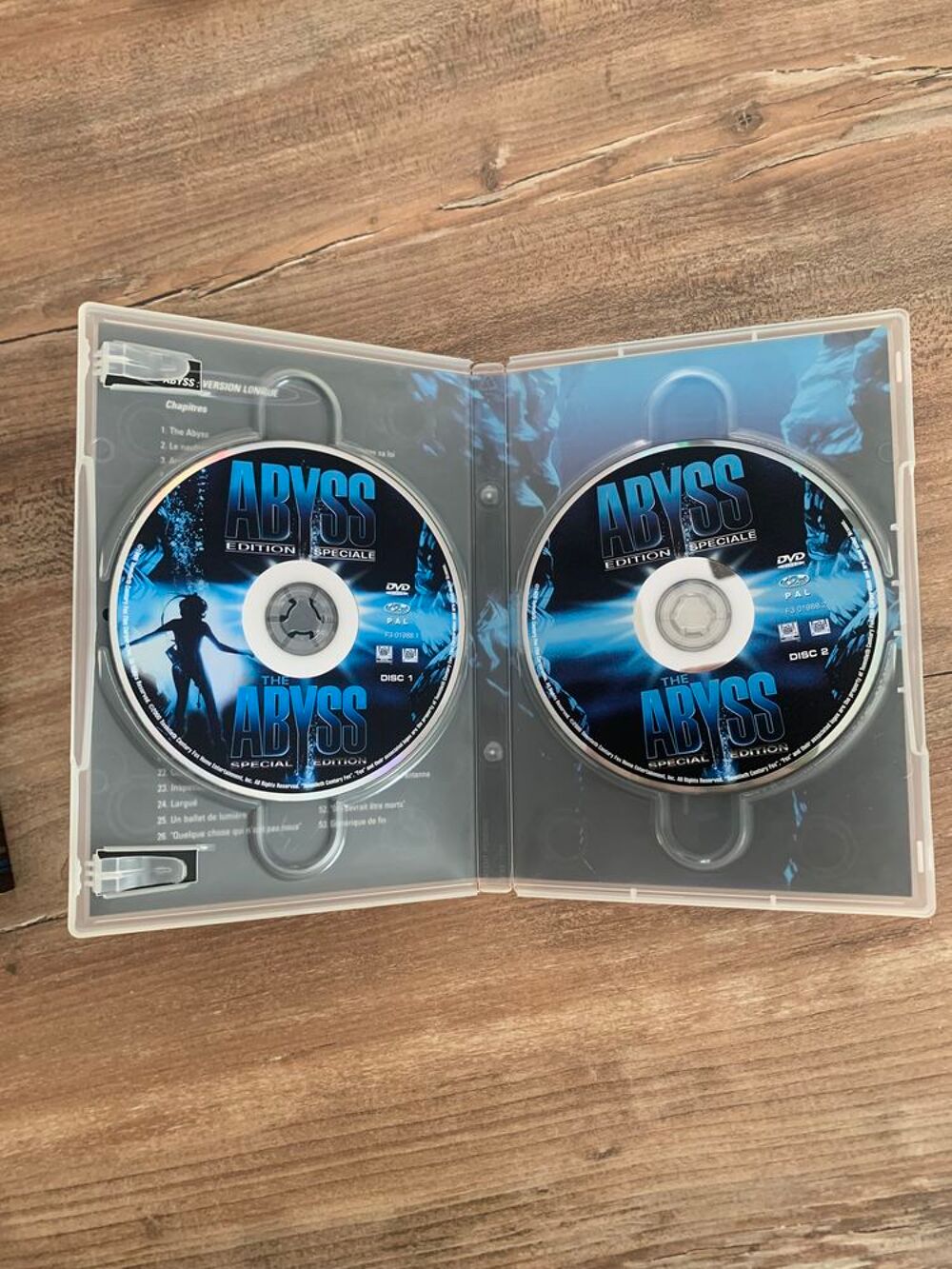 Coffret DVD " Abyss " Edition sp&eacute;ciale DVD et blu-ray