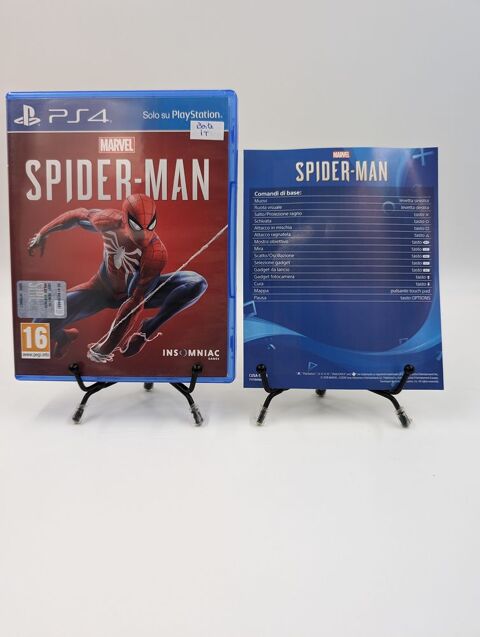   Jeu PS4 Playstation 4 Marvel Spider-Man complet (boite IT) 