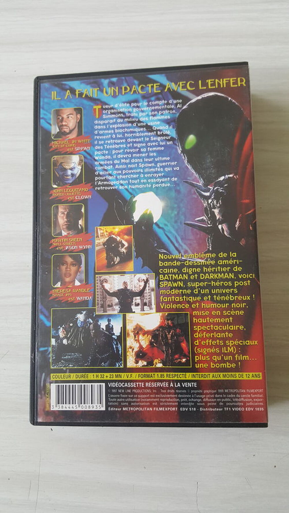 K7 VIDEO VHS SPAWN DVD et blu-ray